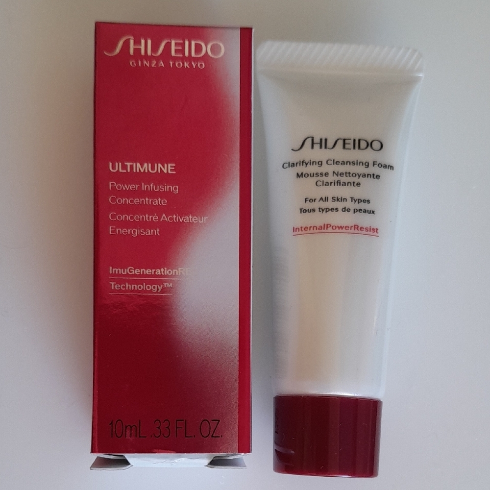 Shiseido Ultimune Concentrate Power Infusing Concentrate Cleansing Foam travel